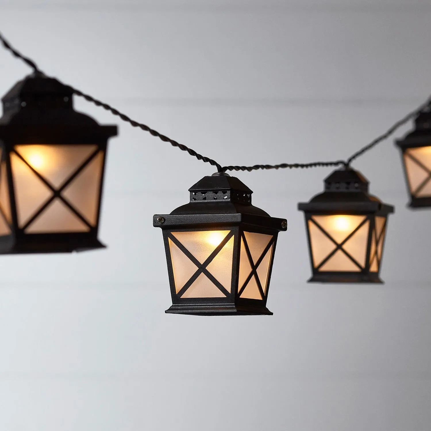 10 Classic Lantern Solar Fairy Lights