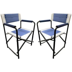 2x Royal Directors Folding Chair