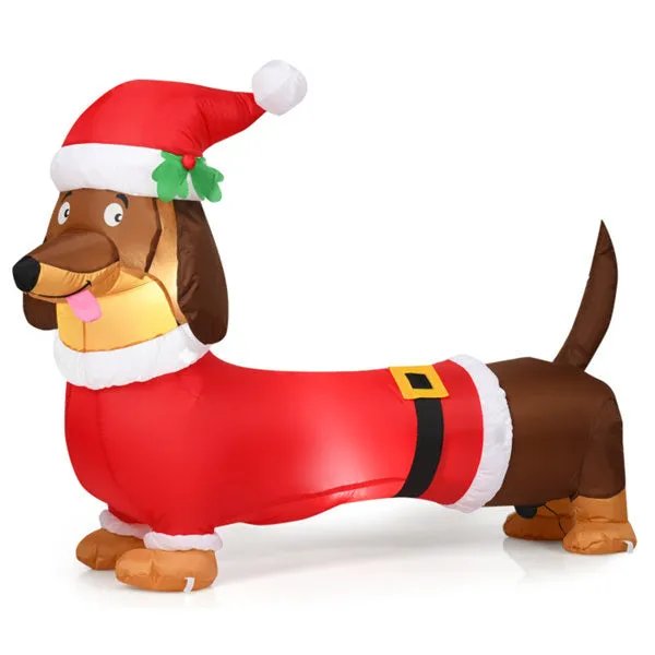 5 Feet Christmas decoration Inflatable Christmas Dog