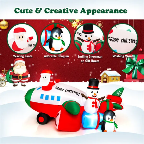 9 Feet Christmas Decoration Inflatable Santa Claus