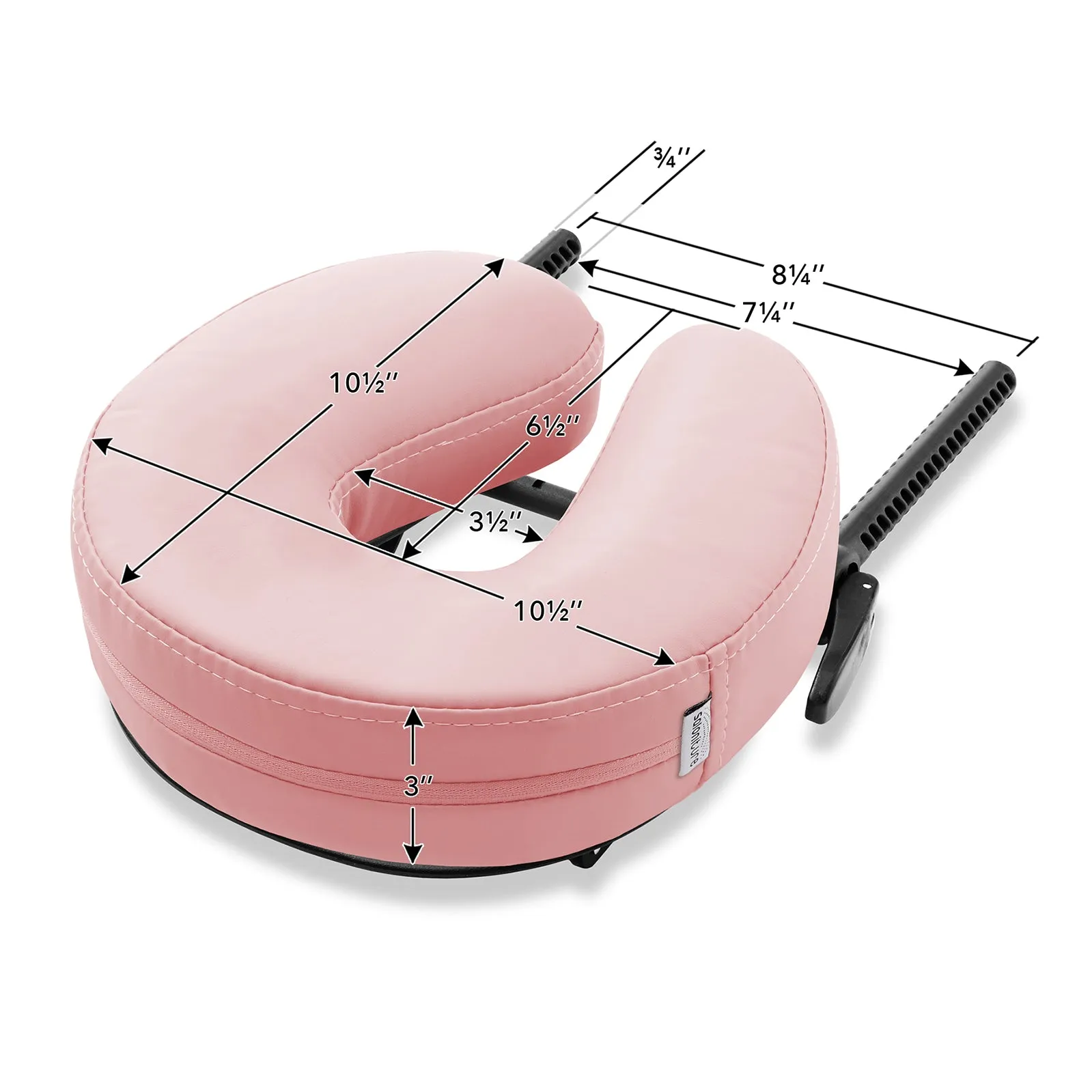 Adjustable Massage Table Face Cradle & Pillow 3" Foam - Saloniture