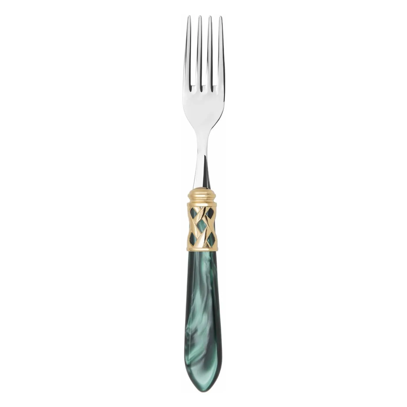 ALADDIN GOLD RING 6 DESSERT & SALAD FORKS