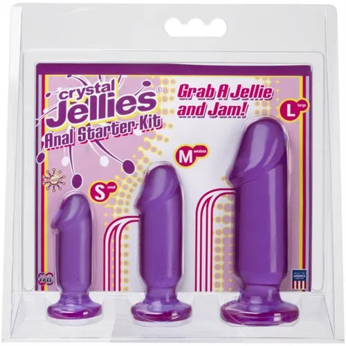 Crystal Jellies: Fun Anal Starter Kit with Three Sizes