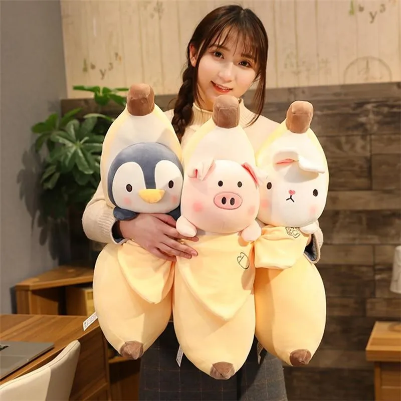 Discover the Fun and Kawaii Stuffed Animal Plushies Hiding in Bananas