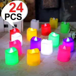 Festival Decorative - LED Tealight Candles (Multi Color)