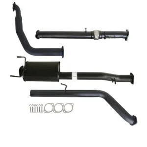 FORD RANGER PJ PK 2.5L & 3.0L AUTO 3" TURBO BACK CARBON OFFROAD EXHAUST WITH MUFFLER NO CAT