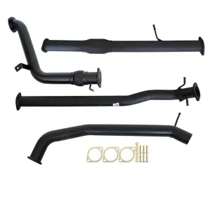 FORD RANGER PX 2.2L 9/2011 - 9/2016 3" TURBO BACK CARBON OFFROAD EXHAUST CAT NO MUFFLER