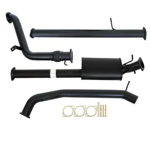 FORD RANGER PX 2.2L 9/2011 - 9/2016 3" TURBO BACK CARBON OFFROAD EXHAUST MUFFLER & NO CAT