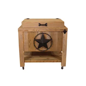 Frio 45qt Cooler with Star w/ Barbed Wire