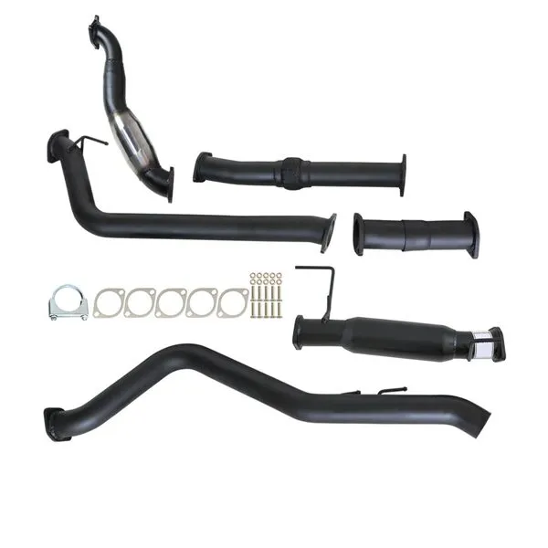 HOLDEN RODEO RA 3.0L 4JJ1-TC 1/2007 - 12/2008 3" TURBO BACK CARBON OFFROAD EXHAUST WITH CAT AND HOTDOG