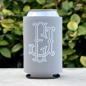 Interlocking Monogram Can Coolers