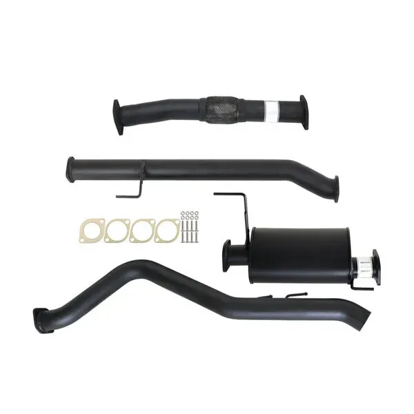 ISUZU D-MAX TF 3.0L 4JJ1-TCX 2017>3" # DPF # BACK CARBON OFFROAD EXHAUST WITH MUFFLER