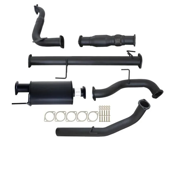 ISUZU MU-X 3.0L 4JJ1-TCX 2013 - 7/2018 3" TURBO BACK CARBON OFFROAD EXHAUST WITH MUFFLER & CAT