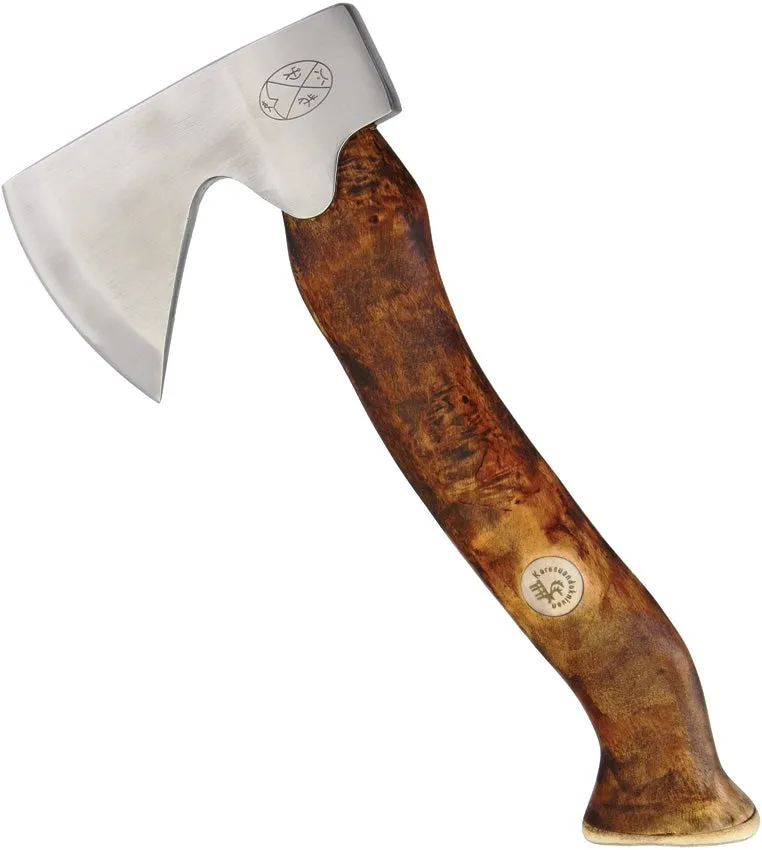 Karesuando Kniven Stoera aksu Axe Brown