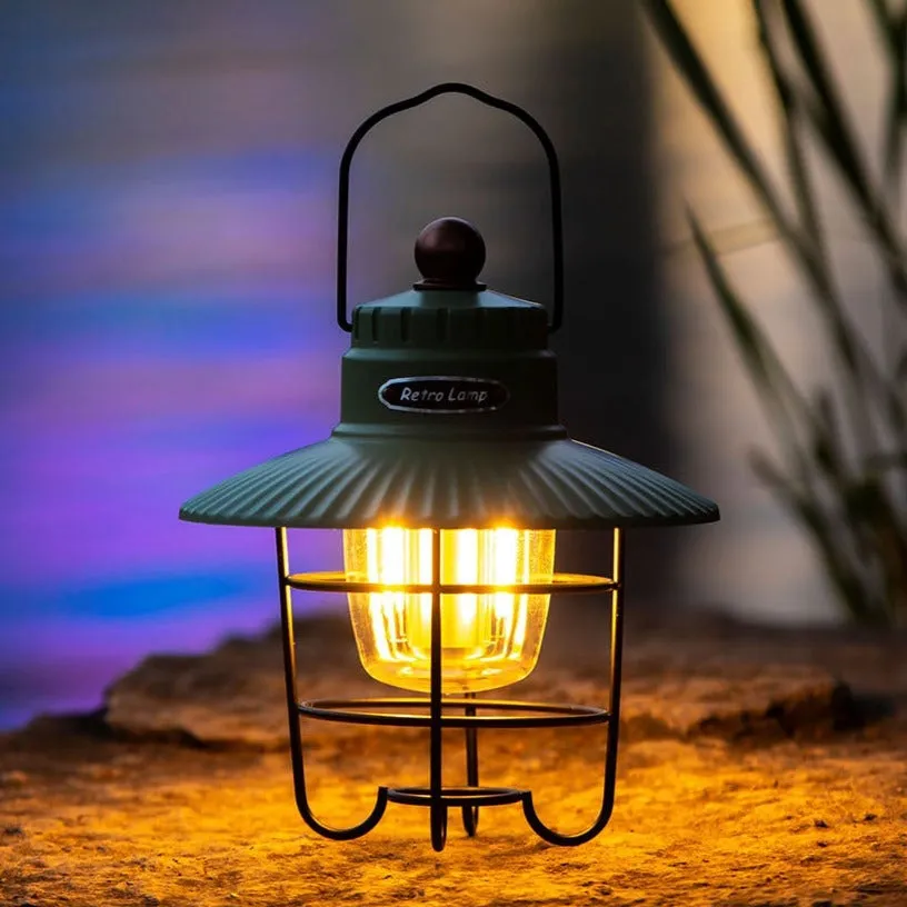 LED Vintage Lantern Camping Lanterns Outdoor Lights