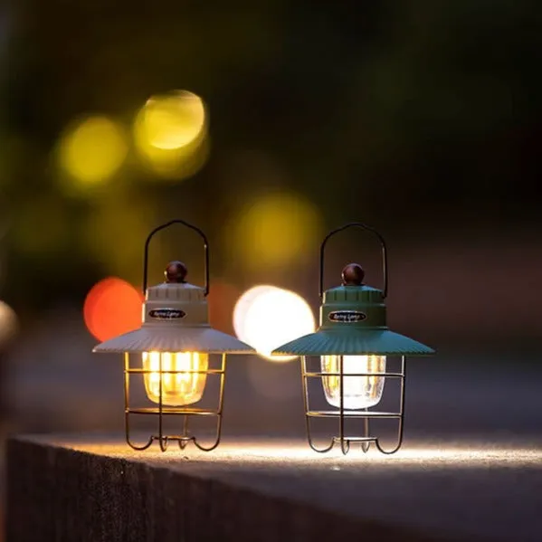 LED Vintage Lantern Camping Lanterns Outdoor Lights