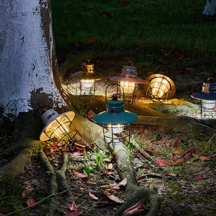 LED Vintage Lantern Camping Lanterns Outdoor Lights