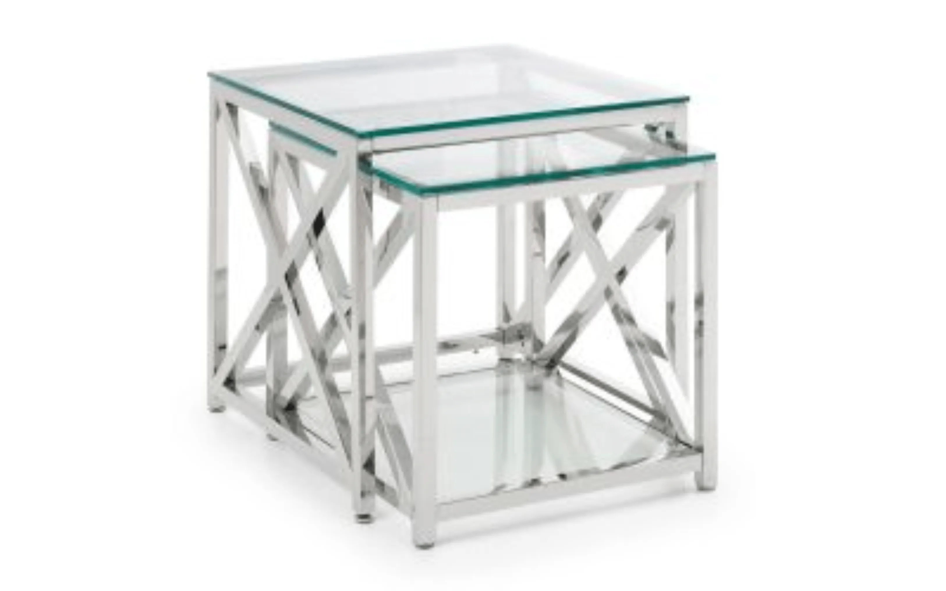 Miami Nest Of Tables - Silver