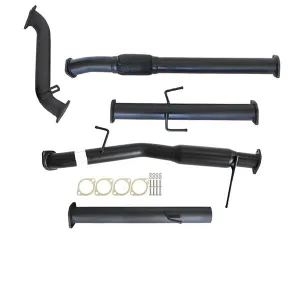 MITSUBISHI TRITON ML 2.5L 4D56 06 - 09 3" TURBO BACK CARBON OFFROAD EXHAUST WITH HOTDOG NO CAT