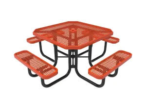 Octagon Portable Table - Diamond Pattern