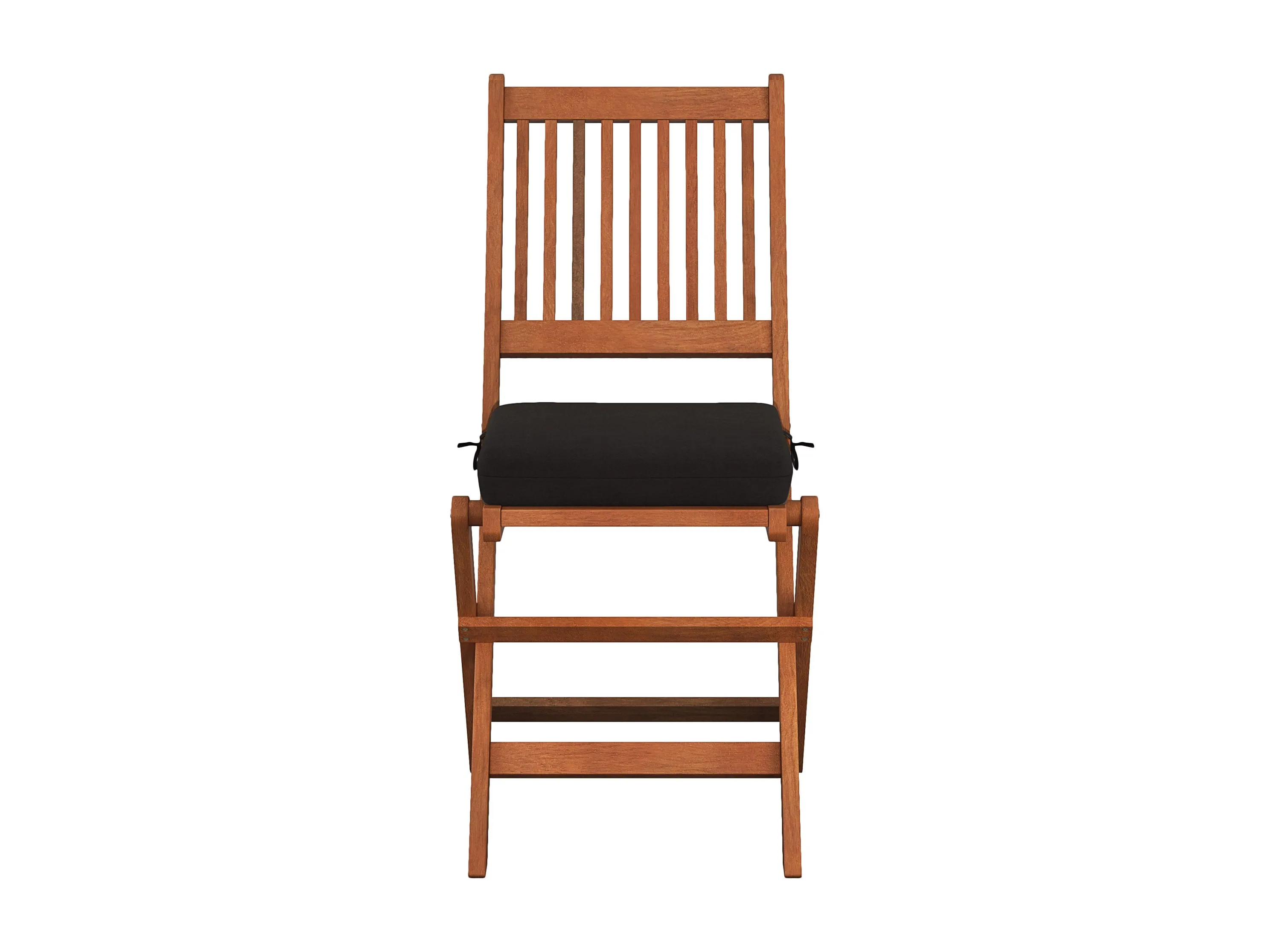 Outdoor Wood Folding Chairs, Set of 2