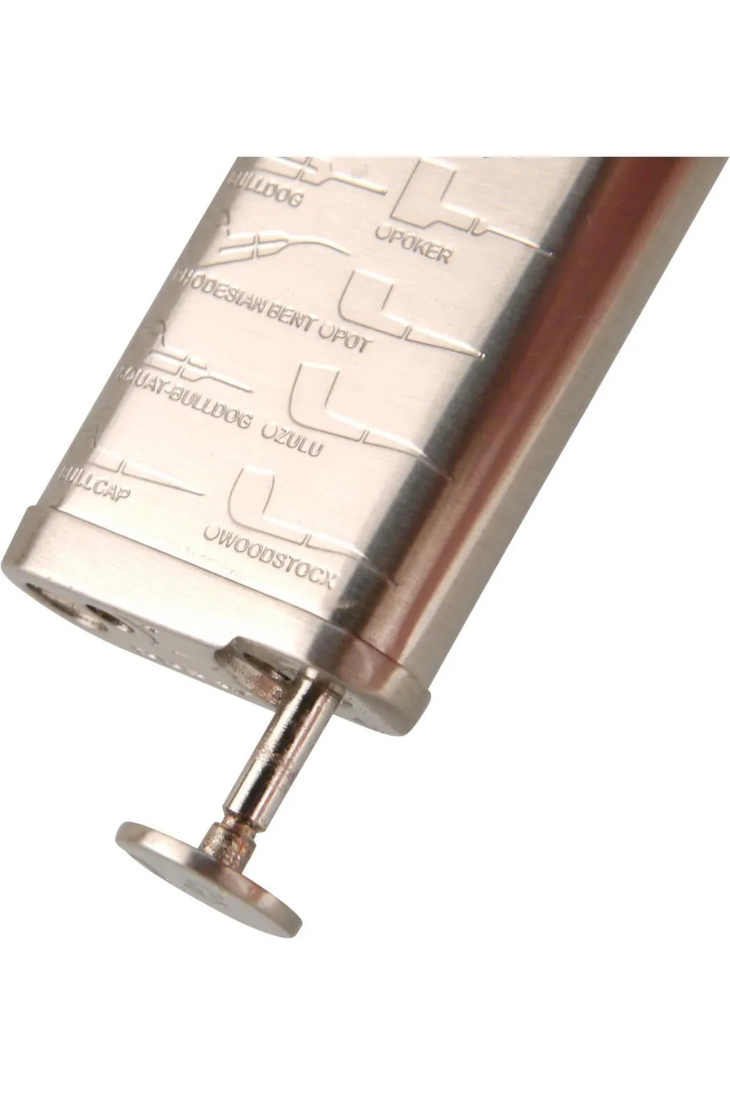 Leonard Satin Finish Pipe Lighter by Passatore