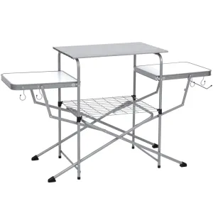 Portable Folding Grilling Table w/ Carrying Case