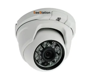 SeeStation C2130AF8 Dome Camera Vandal Resistant 700TVL 3.6mm Lens DC12V