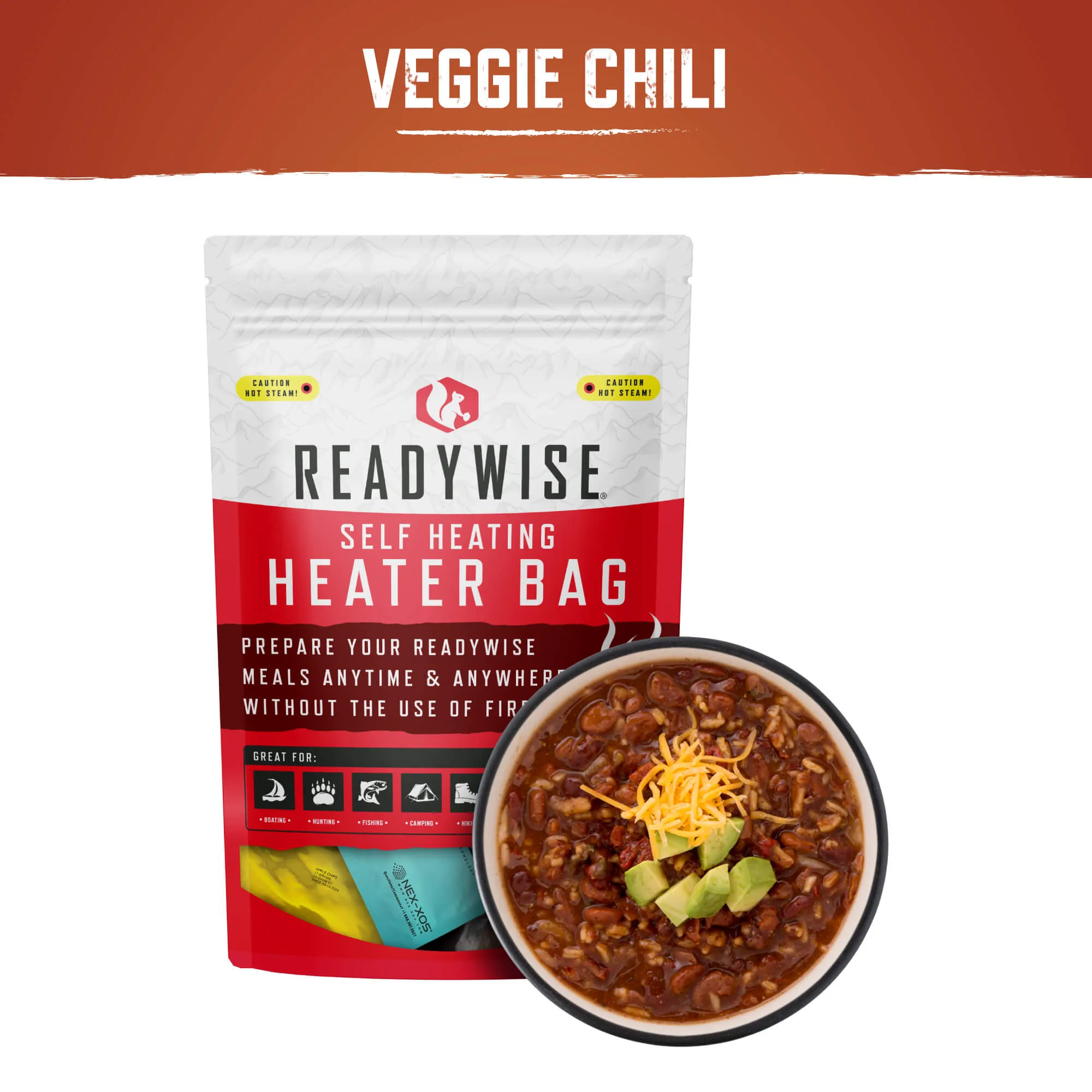 Self Heating Kit -  Veggie Chili Soup   Snack