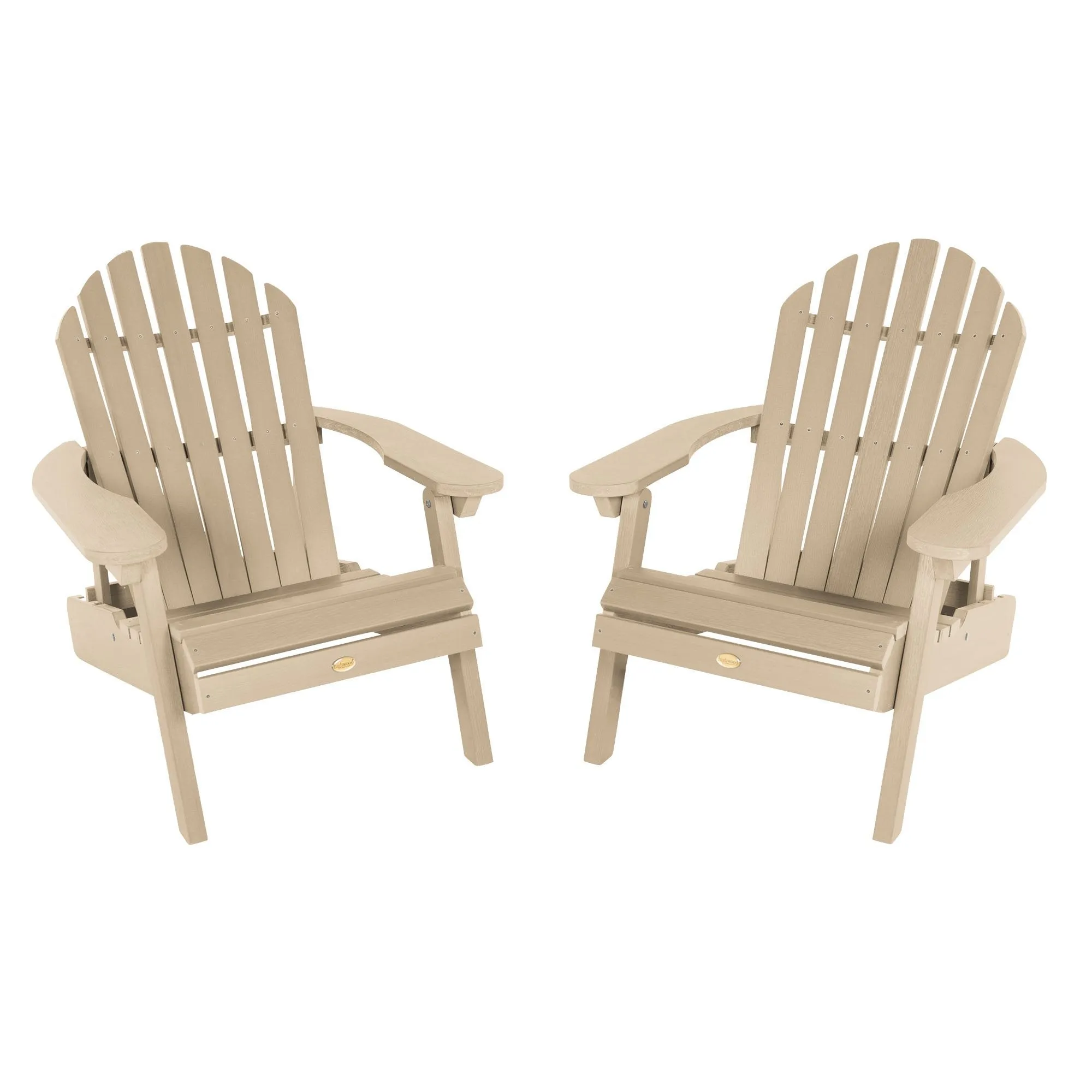 Set of 2 Hamilton Reclining Adirondack Chairs