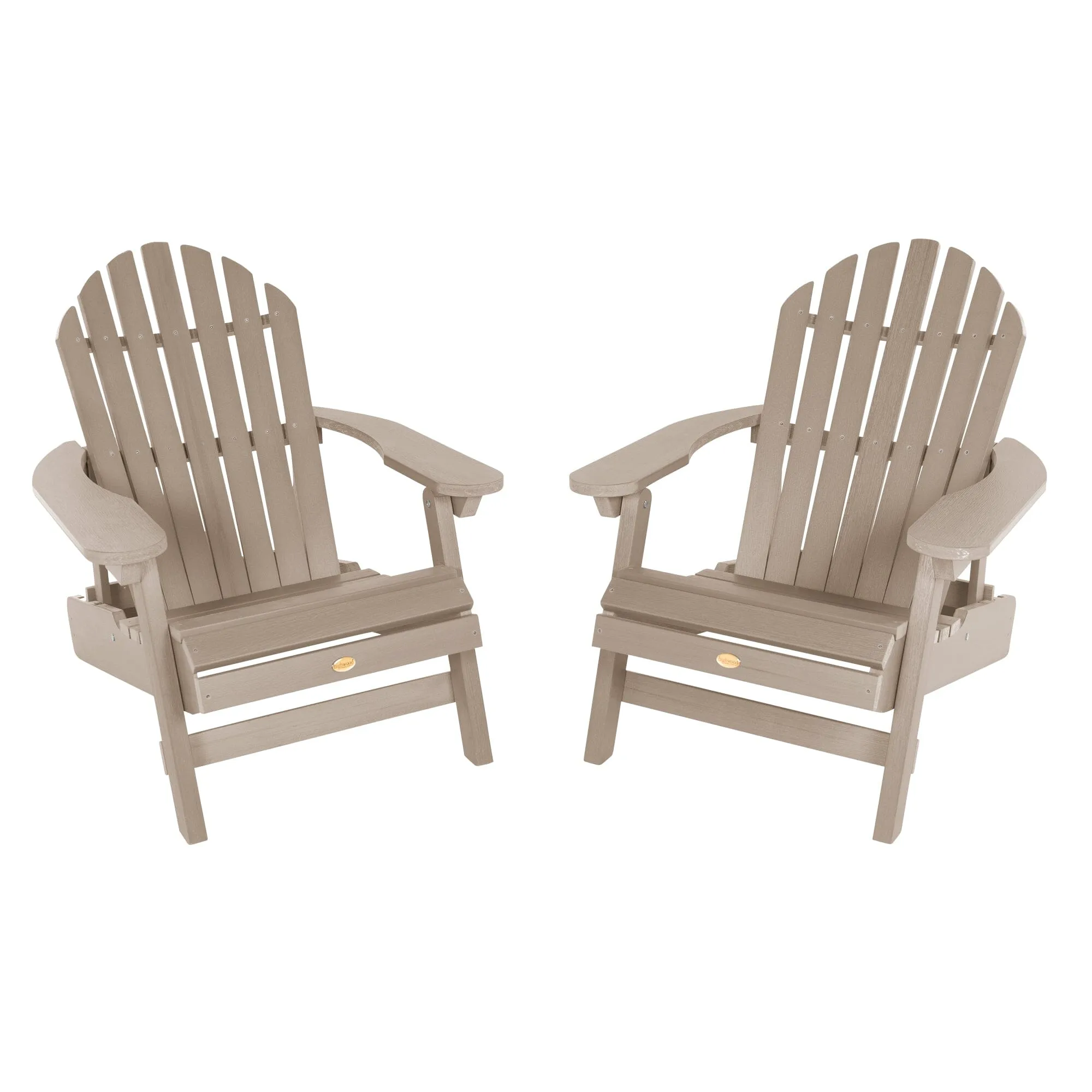 Set of 2 Hamilton Reclining Adirondack Chairs