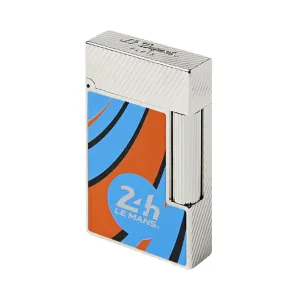 S.T. Dupont Ligne 2 Le Mans Orange and Chrome Flint Lighter