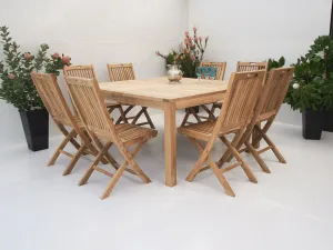 Teak Dining Setting 8 Seater