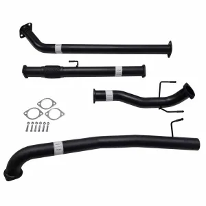 Toyota HILUX GUN122/125R 2.4L 2GD-FTVTD 2017>3" #DPF# BACK CARBON OFFROAD EXHAUST WITH PIPE ONLY