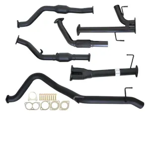 Toyota LANDCRUISER 200 SERIES 4.5L 1VD-FTV 07 -10/2015 3" TURBO BACK CARBON OFFROAD EXHAUST WITH CAT & PIPE