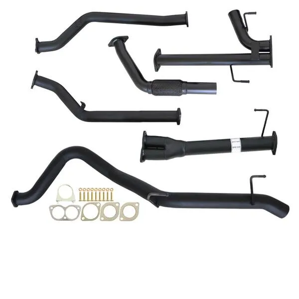 Toyota LANDCRUISER 200 SERIES 4.5L 1VD-FTV 07 -10/2015 3" TURBO BACK CARBON OFFROAD EXHAUST WITH PIPE ONLY